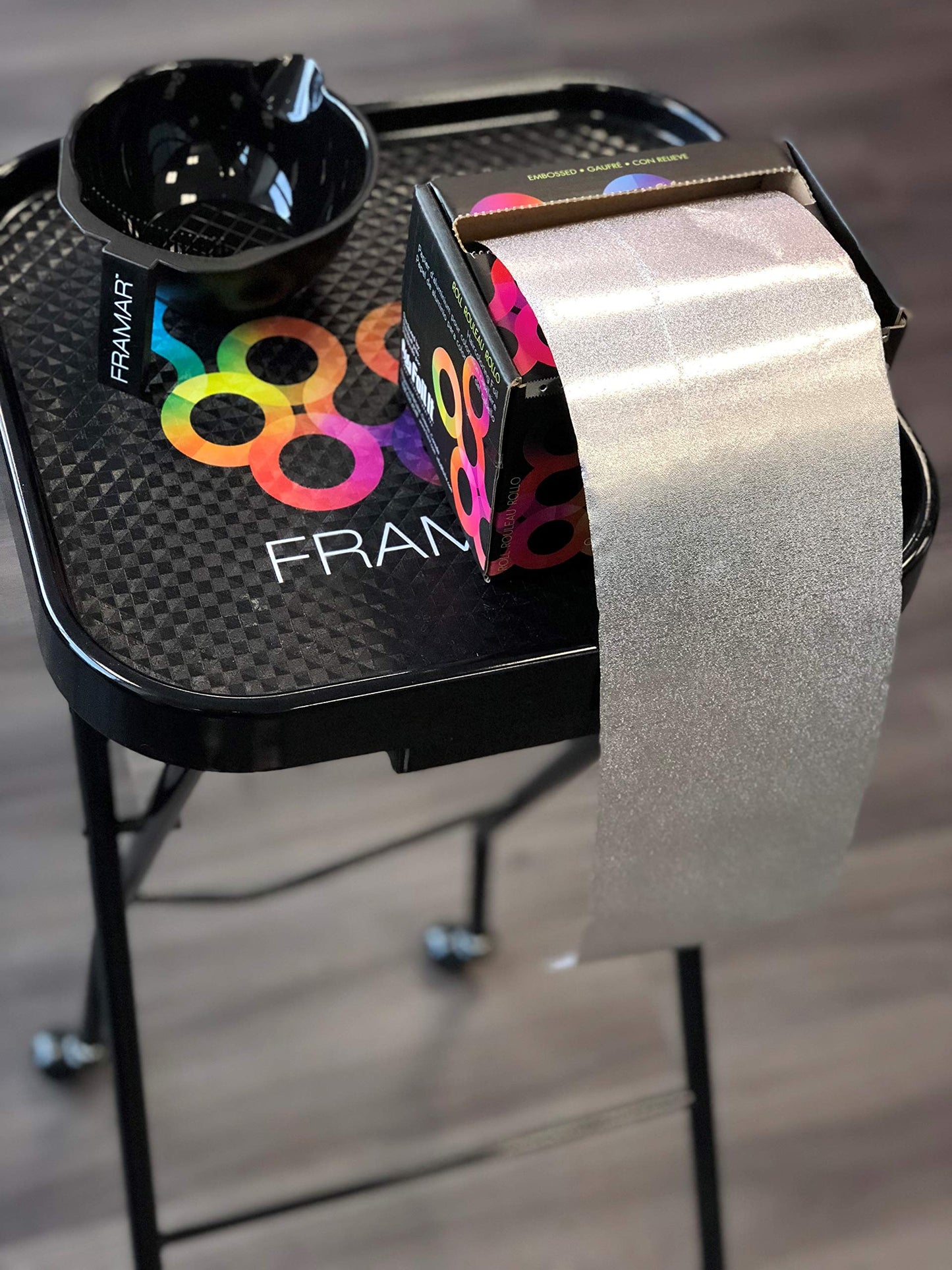 FRAMAR Silver Hair Foil Roll – 320 ft Salon Foils for Hair Highlighting, Long Hair Highlights & Balayage, Professional Foil for Stylists