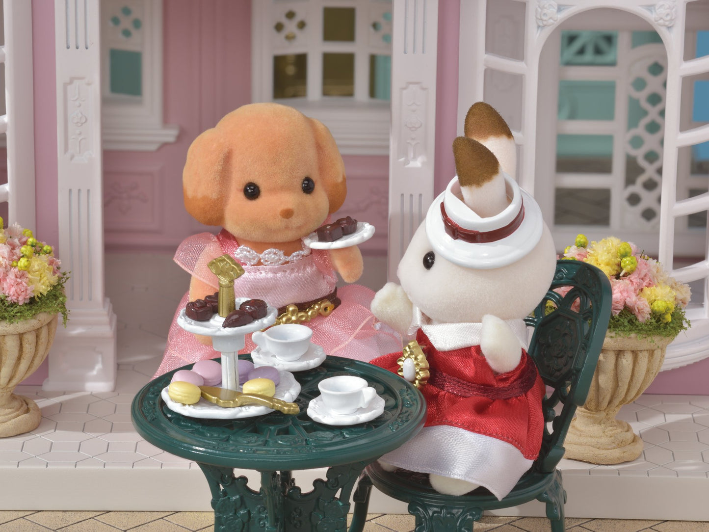 Calico Critters Town Tea and Treats Set - Host Delightful Tea Parties for Your Critters