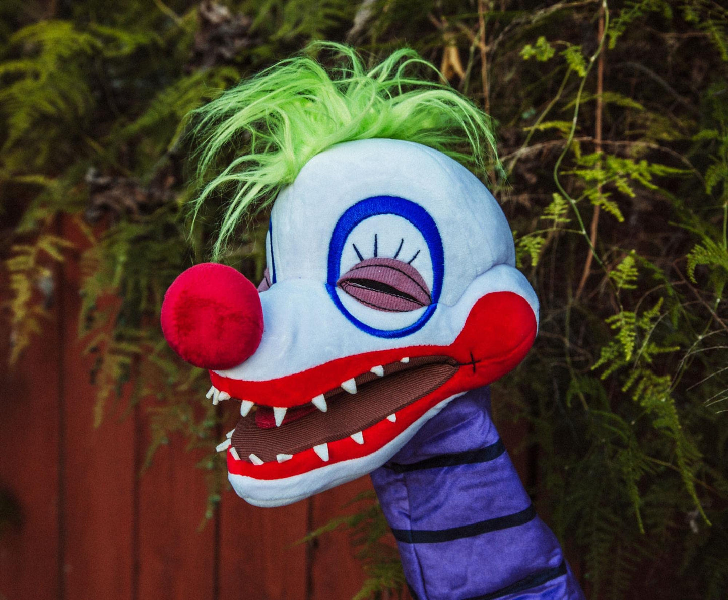 Killer Klowns from Outer Space Baby Klown 14" Plush Hand Puppet – Large Soft Stuffed Toy | 80s Horror Movie Collectible