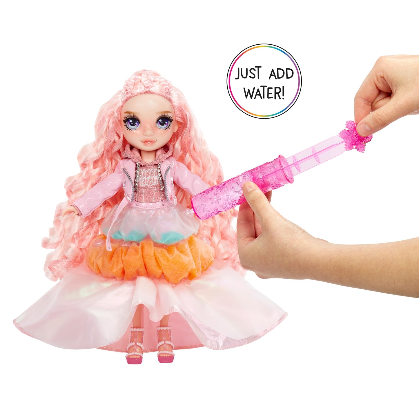 Rainbow High Winter Wonderland Bella 11” Fashion Doll with Magic Snow, Puffy Outfit & Snowman Kit – Gift for Kids 4-12