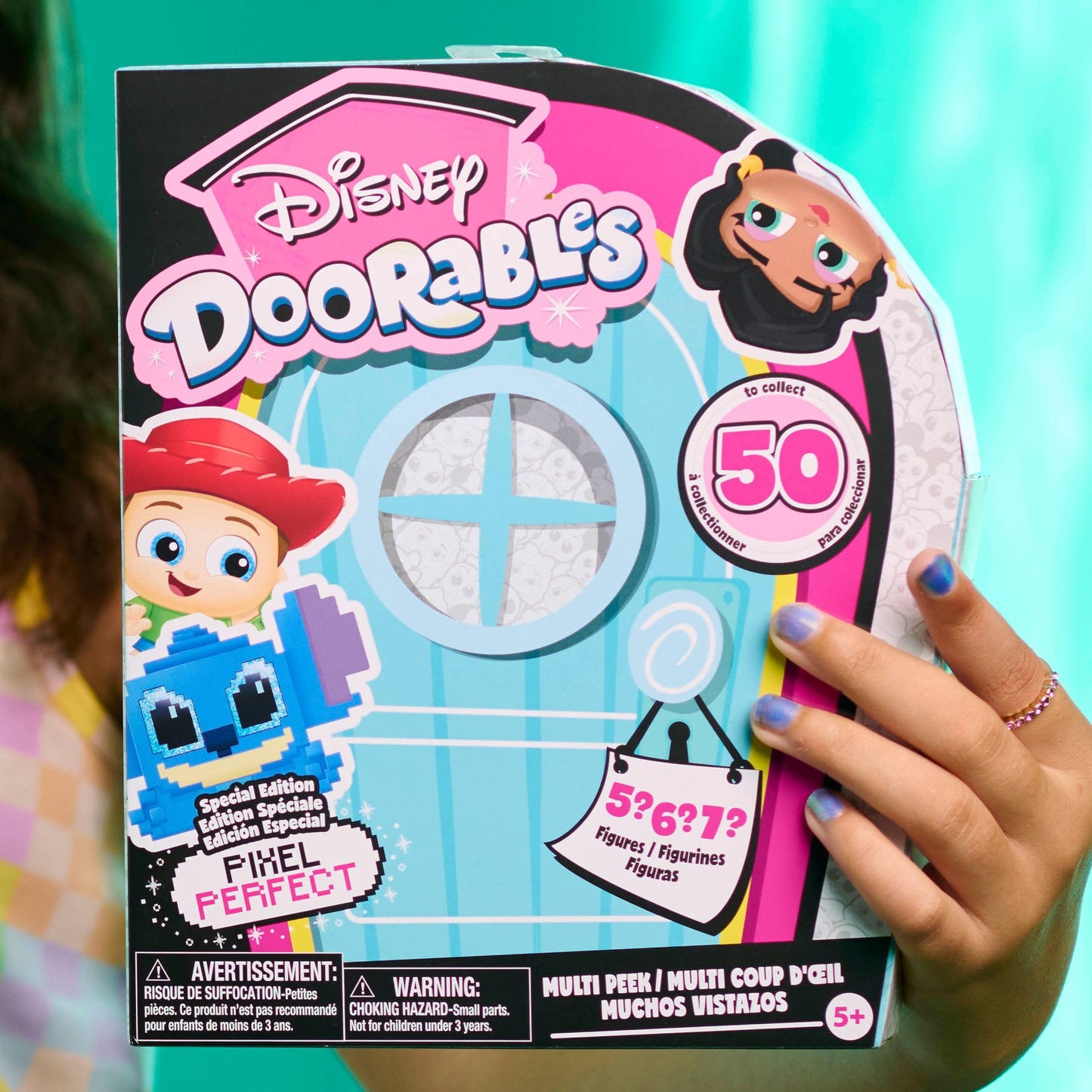Disney Doorables Pixel Perfect Multi Peek, Kids Toys for Ages 5 Up by Just Play