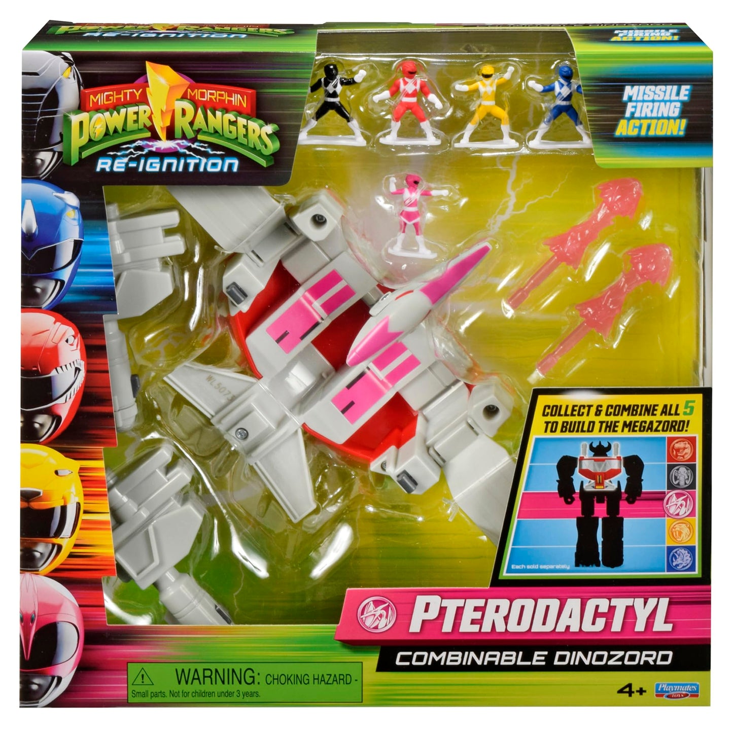 Mighty Morphin Power Rangers Pterodactyl Combinable Dinozord by Playmates Toys