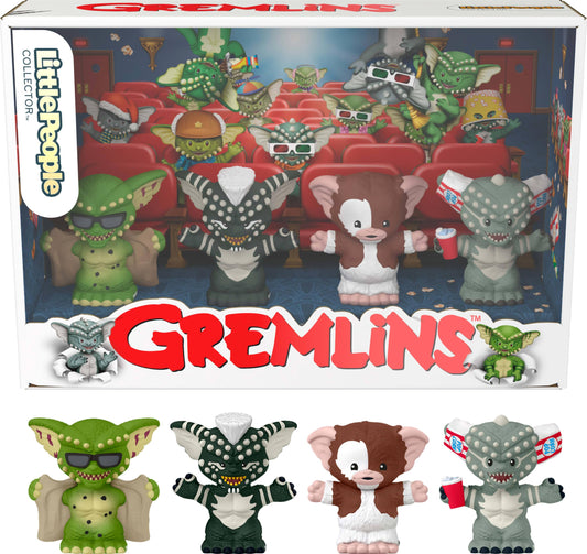 Little People Collector Gremlins Movie Special Edition Set in Display Box for Adults and Fans, 4 Figures