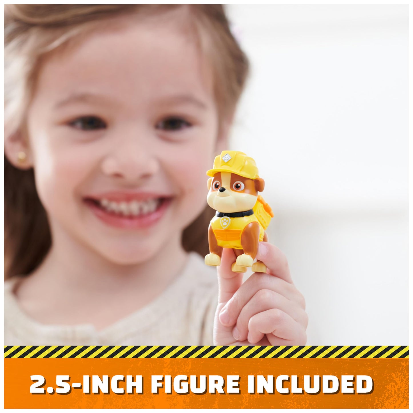 Rubble & Crew, Bark Yard Deluxe Bulldozer Construction Truck Toy with Lights, Sounds & Rubble Action Figure, Kids Toys for Boys & Girls Ages 3+