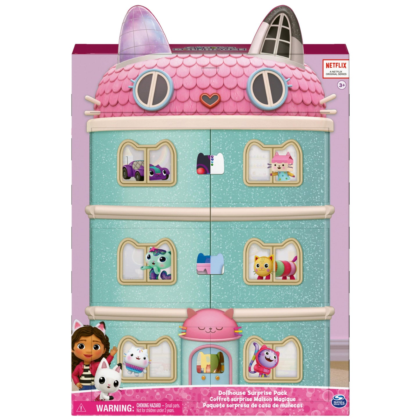 Gabby's Dollhouse, Surprise Pack, (Amazon Exclusive) Toy Figures and Dollhouse Furniture, Kids Toys for Girls and Boys Ages 3 and up
