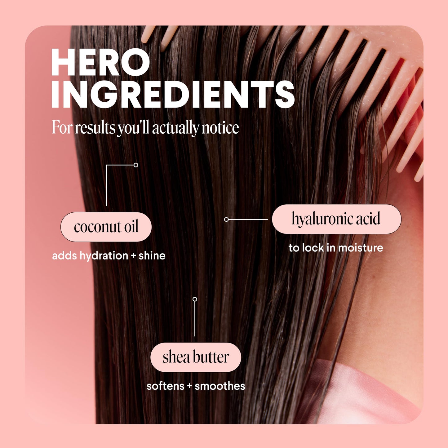 MONDAY HAIRCARE Moisture Shampoo & Conditioner Set | Hydrating for Dry, Frizzy, Coarse Hair | With Coconut Oil, Rice Protein & Shea Butter | 12 fl oz, 2 Pack