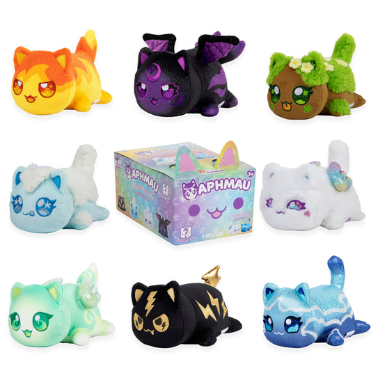 Aphmau 6” MeeMeow Mystery Plush Series 8 – Official YouTube Minecraft Merch, Blind Box with 1 of 8 Fun Elemental MeeMeows