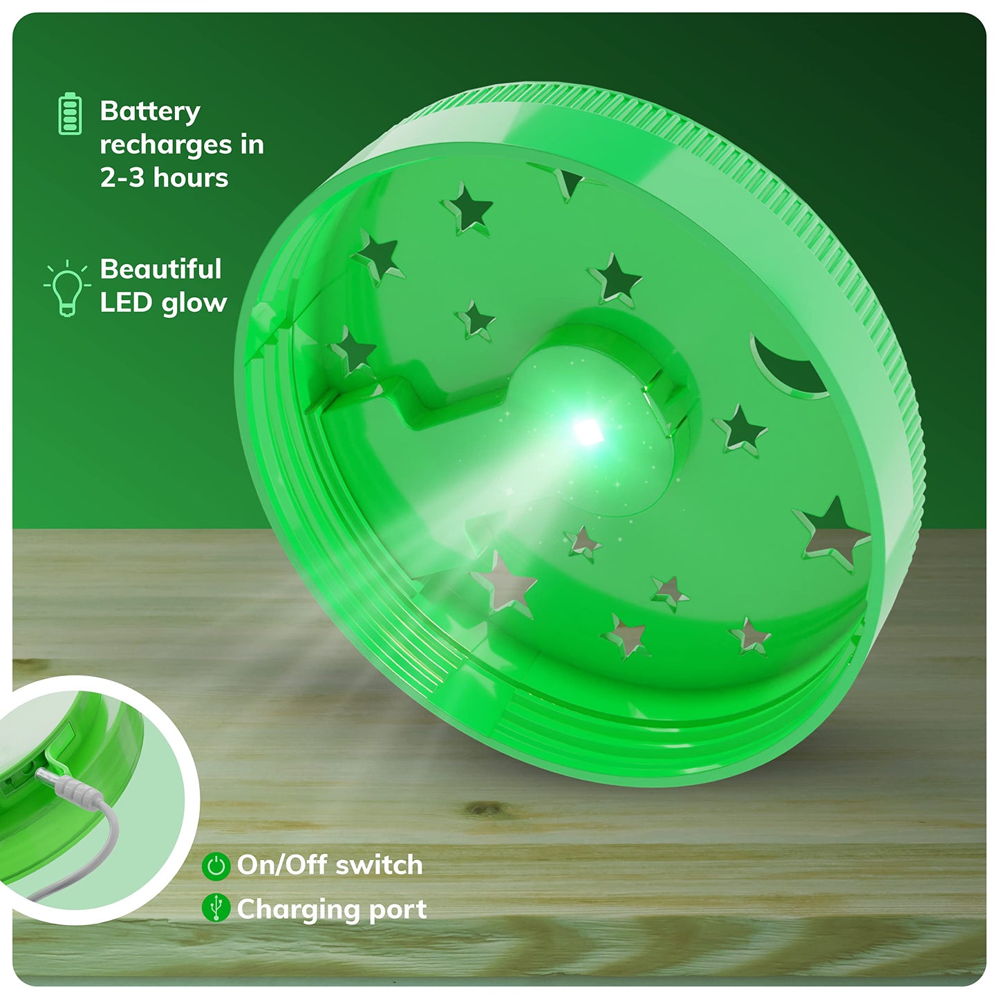 Dan&Darci Light-Up Terrarium Kit for Kids - STEM DIY Science Kit & Educational Toy - Fun Birthday Craft Project for Boys & Girls Ages 6-12