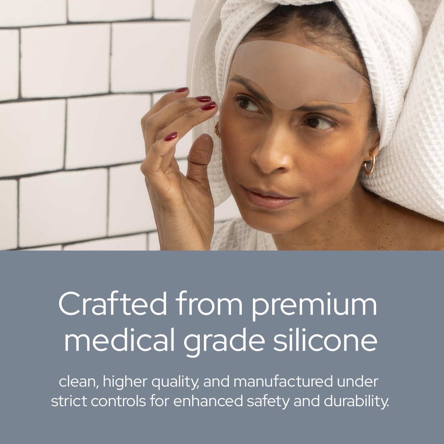 SiO Beauty BrowLift Silicone Patch – Wrinkle-Smoothing, Hydrating, Reusable Up to 10x, Cruelty-Free, Forehead Fine Line Treatment, 1 Patch