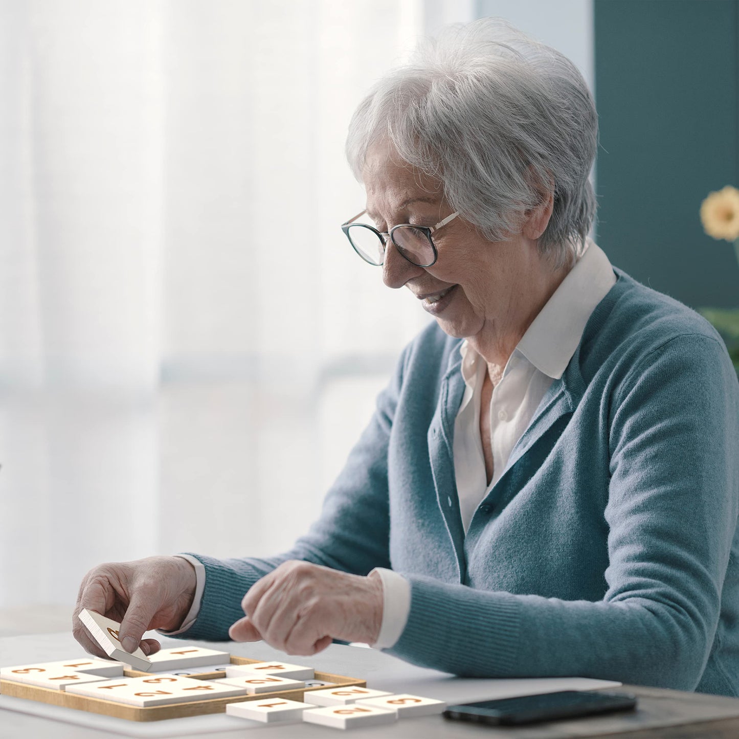 Keeping Busy Wooden Sudoku Game with Templates | Dementia Activities for Seniors | Dementia Products for Elderly | Alzheimers Products for Elderly Gifts Memory Games for Seniors Alzheimers Activities