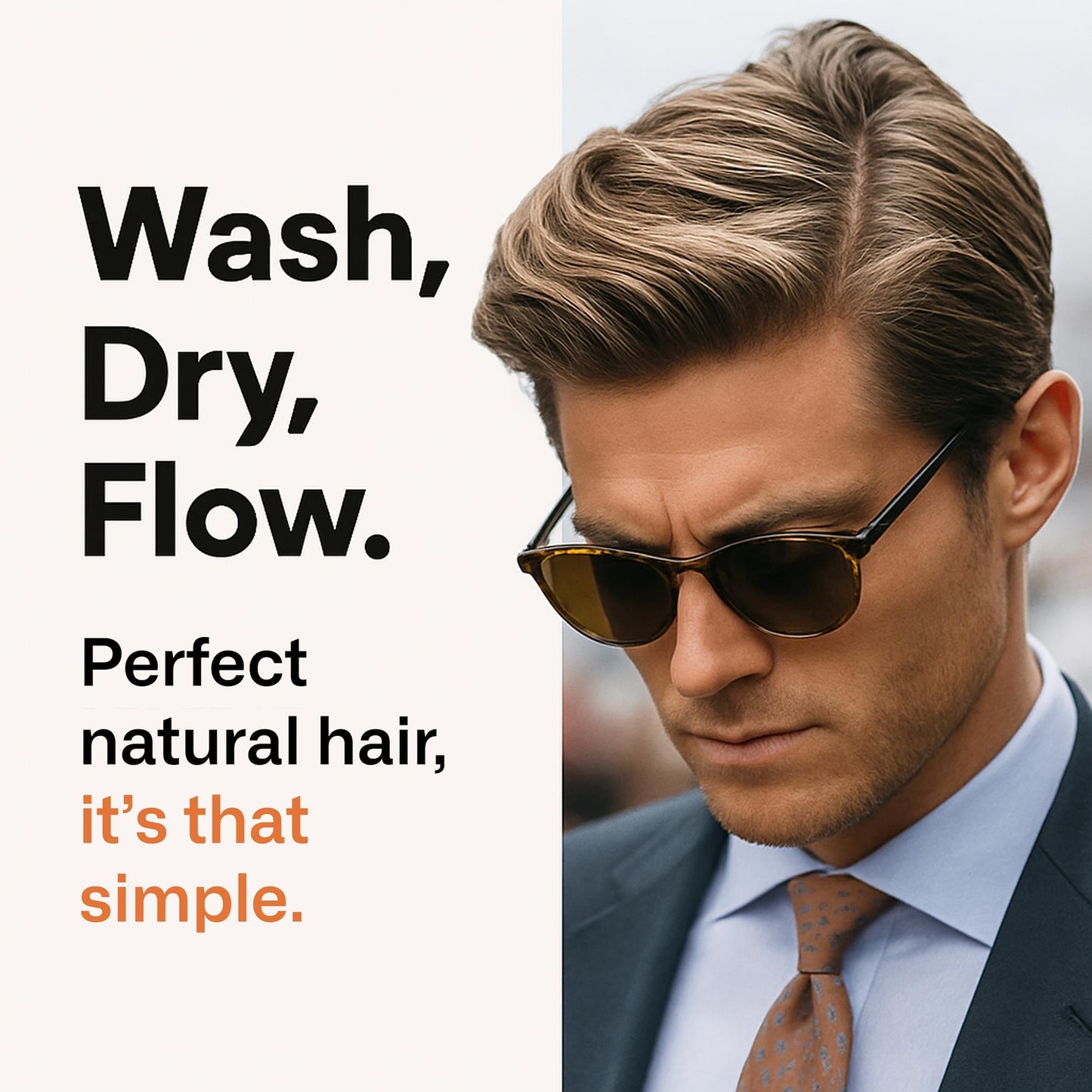 Modern Mammals Men's Hydrating 2-in-1 Cowash | Sulfate-Free, Lather-Free Cleanser | Boosts Volume, Non-Drying, Barber Recommended, 8oz