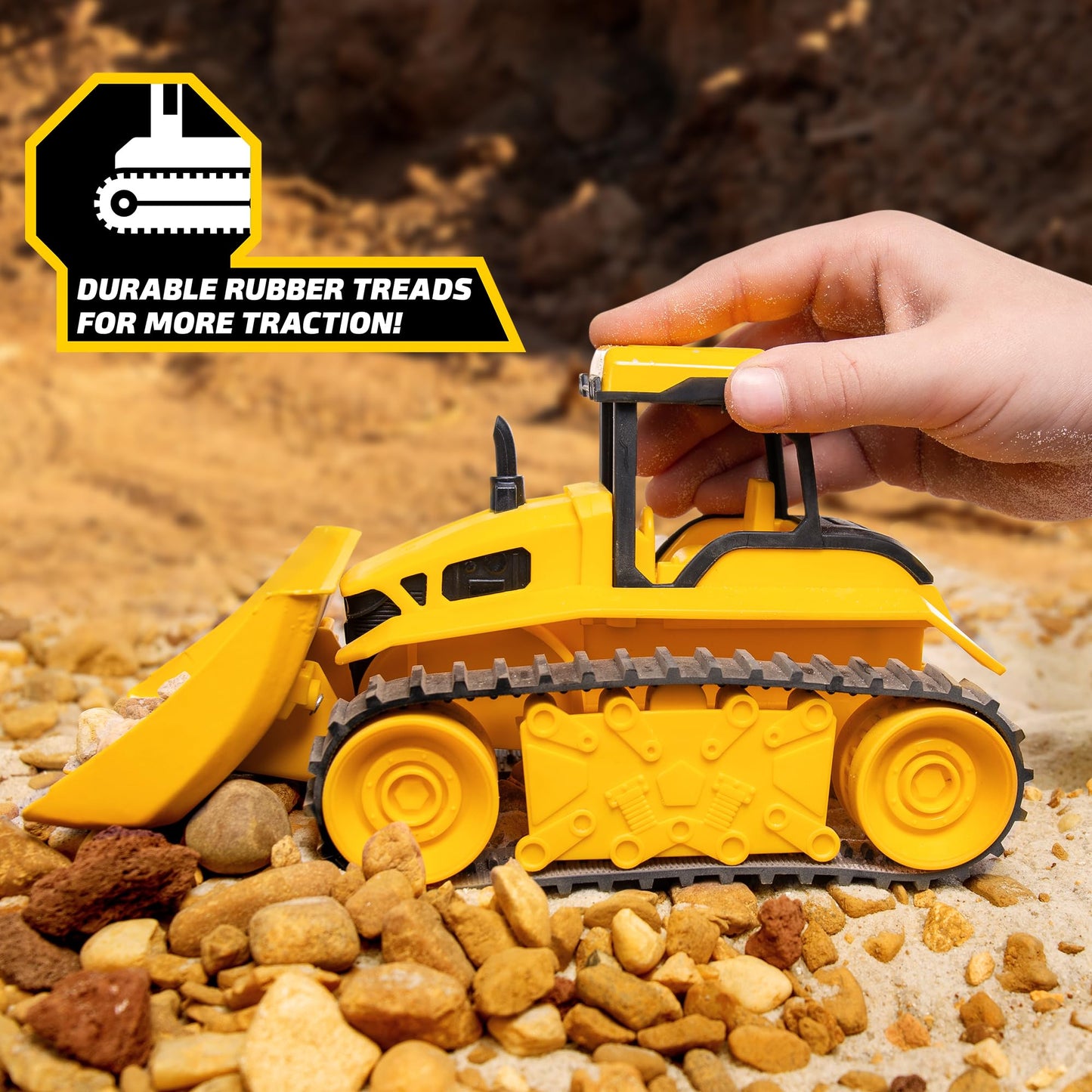 Tonka - Steel Classics Giga Series - Dump Truck & Bulldozer, 2-Pack