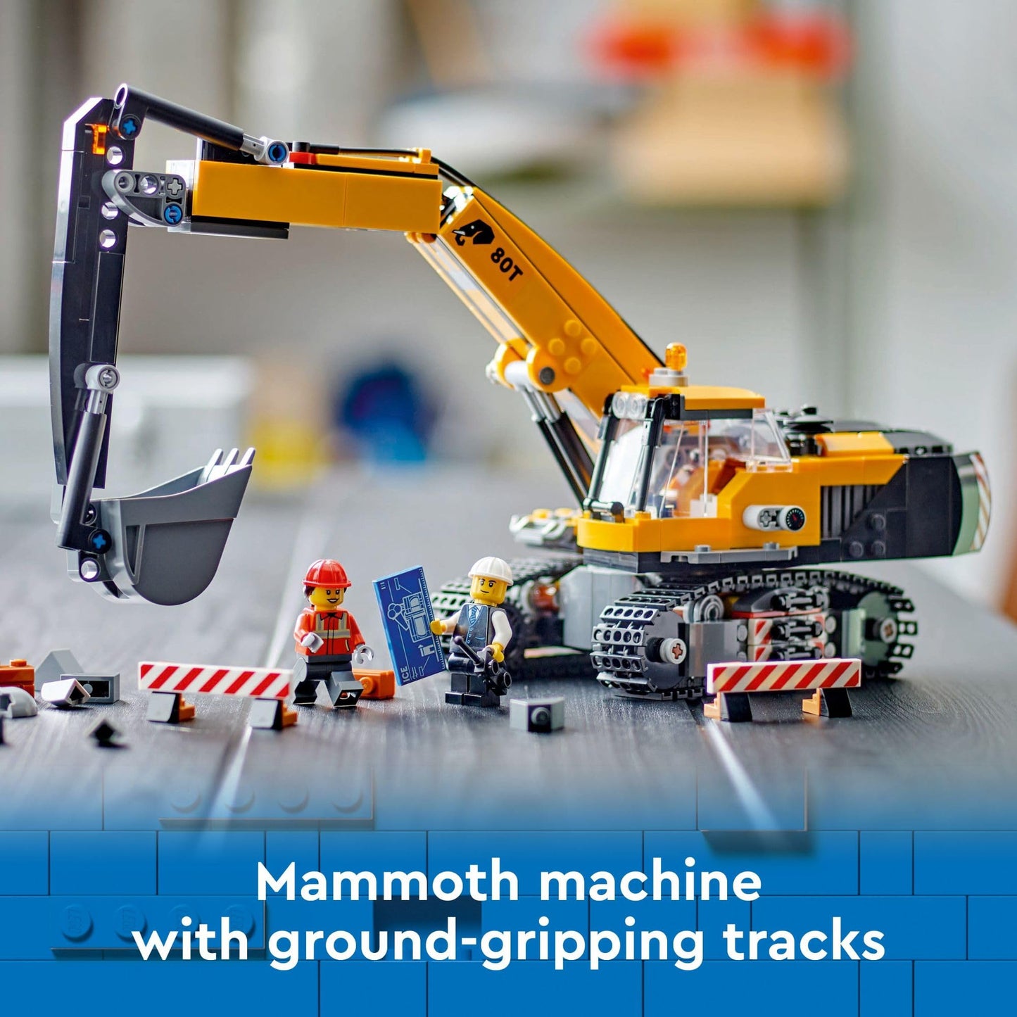 LEGO City Construction Excavator Toy 60420 - Building Set with Minifigures, Functional Truck for Kids 8+ | Birthday & Holiday Gift
