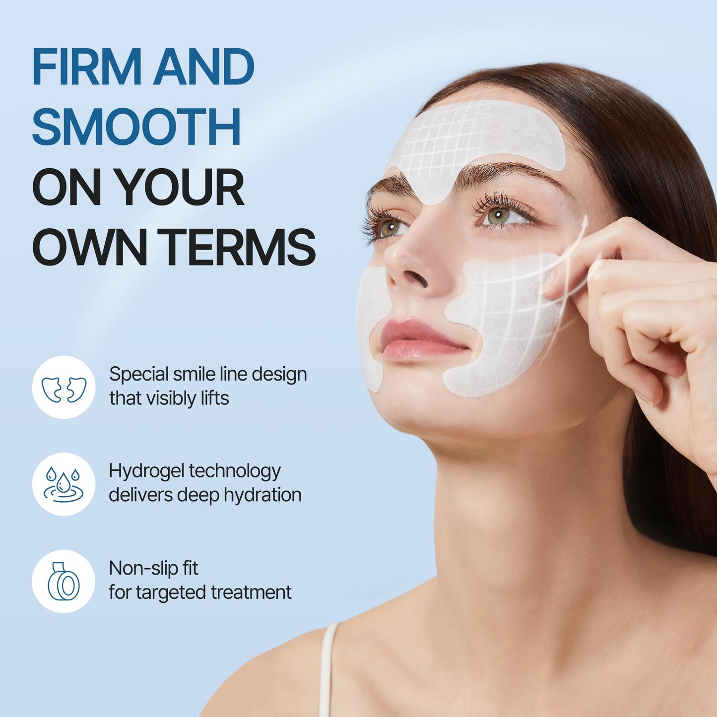 Honeydew Labs Anti-Wrinkle Patches for Forehead & Smile Lines with Retinol, Collagen & Peptides – 36PCS Overnight Face Smoothing