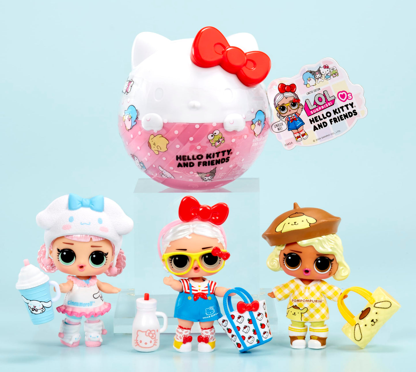 LOL Surprise! Loves Hello Kitty and Friends with 7 Surprises – 8 Limited-Edition Dolls – Great Gift for Kids Ages 4+