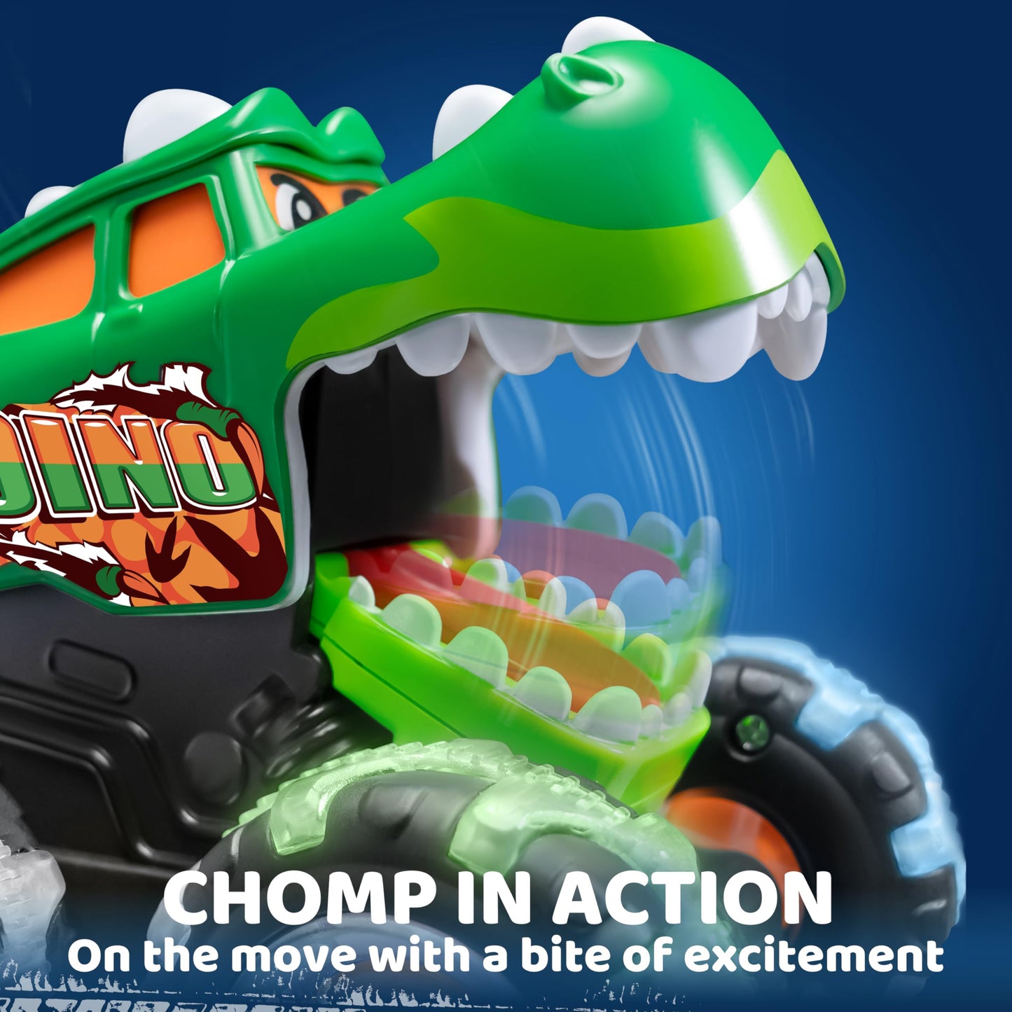 JOYIN 3-Pack Monster Truck Toys – Motion-Activated Light-Up Press & Go Cars for Toddlers, Boys Birthday & Christmas Gifts