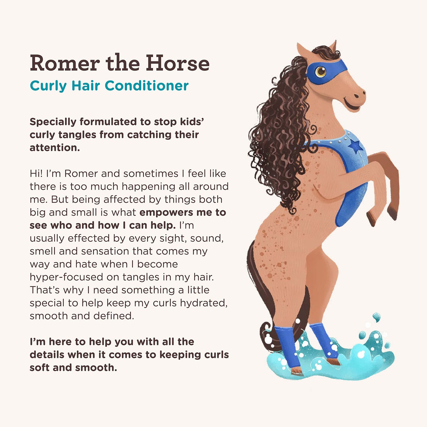 Aveeno Kids Curly Hair Conditioner, Hydrating Conditioner, Kids Curly Hair Products, Oat Extract & Shea Butter, Gentle Scent, 12 fl. oz (Pack of 1)