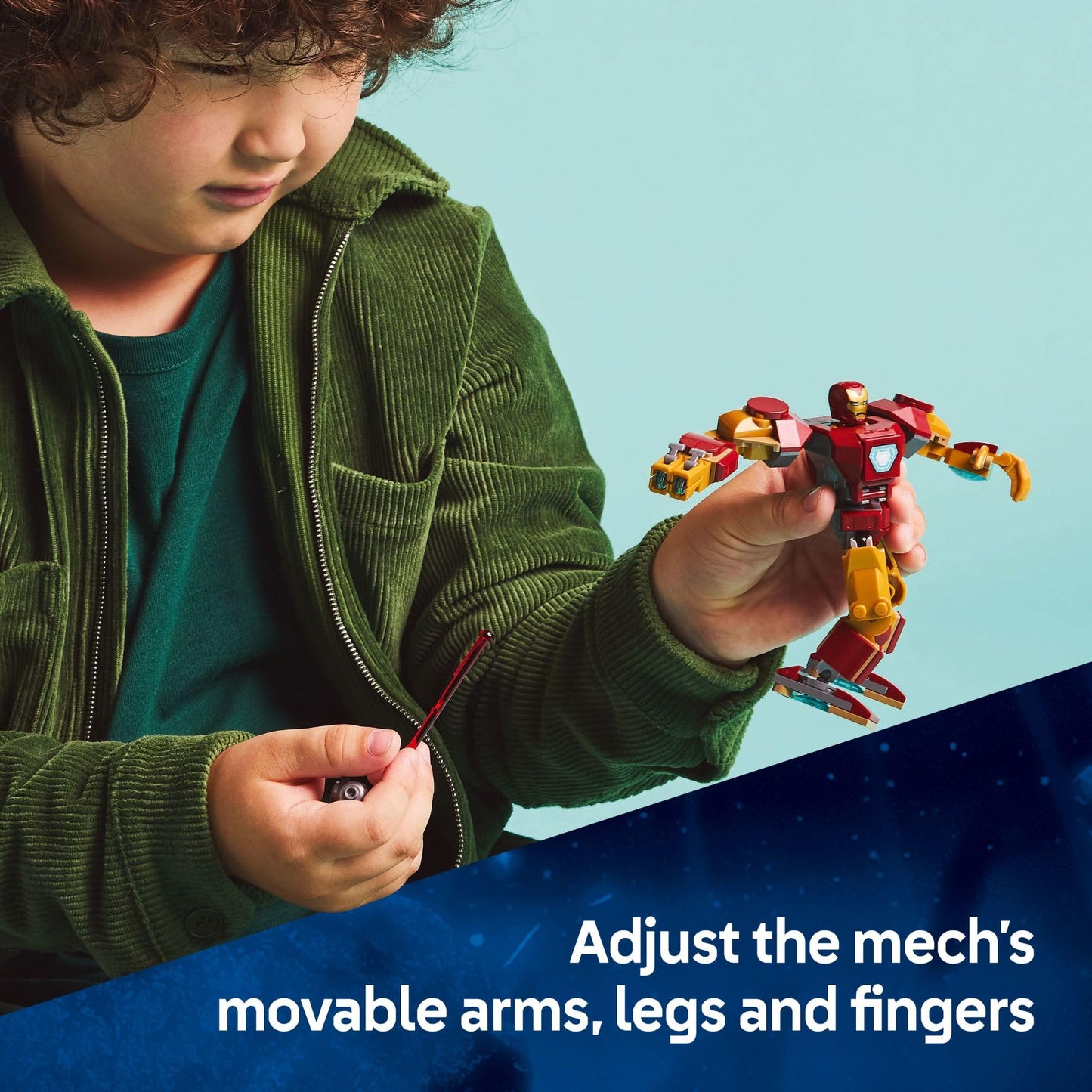 LEGO Marvel Iron Man Mech vs. Ultron Building Set – Superhero Action Toy for Kids Ages 6+, Buildable Figures, Fun Birthday Gift (76307)