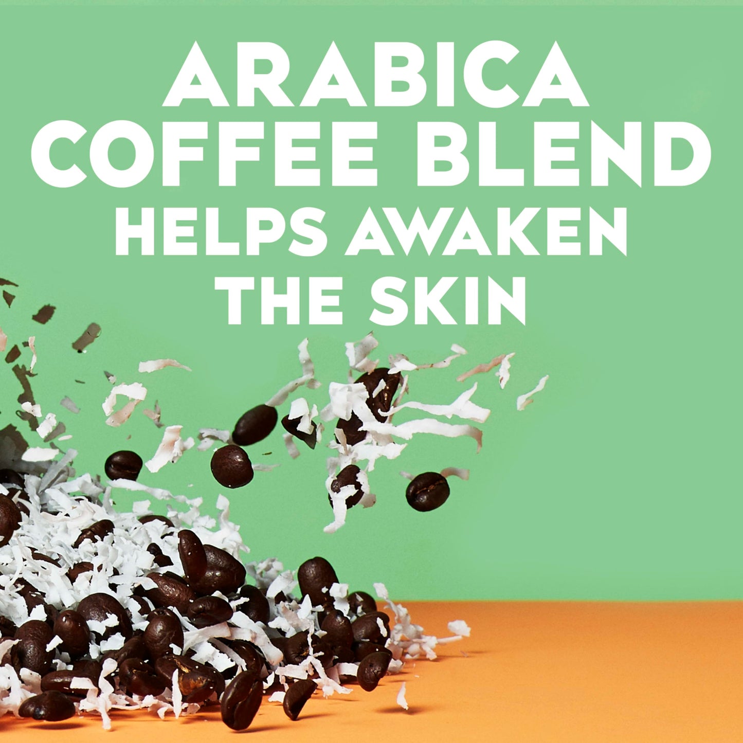 OGX Smoothing Coconut Coffee Body Scrub with Arabica Coffee & Coconut Oil, Moisturizing, Paraben & Sulfate-Free, 19.5 Fl Oz