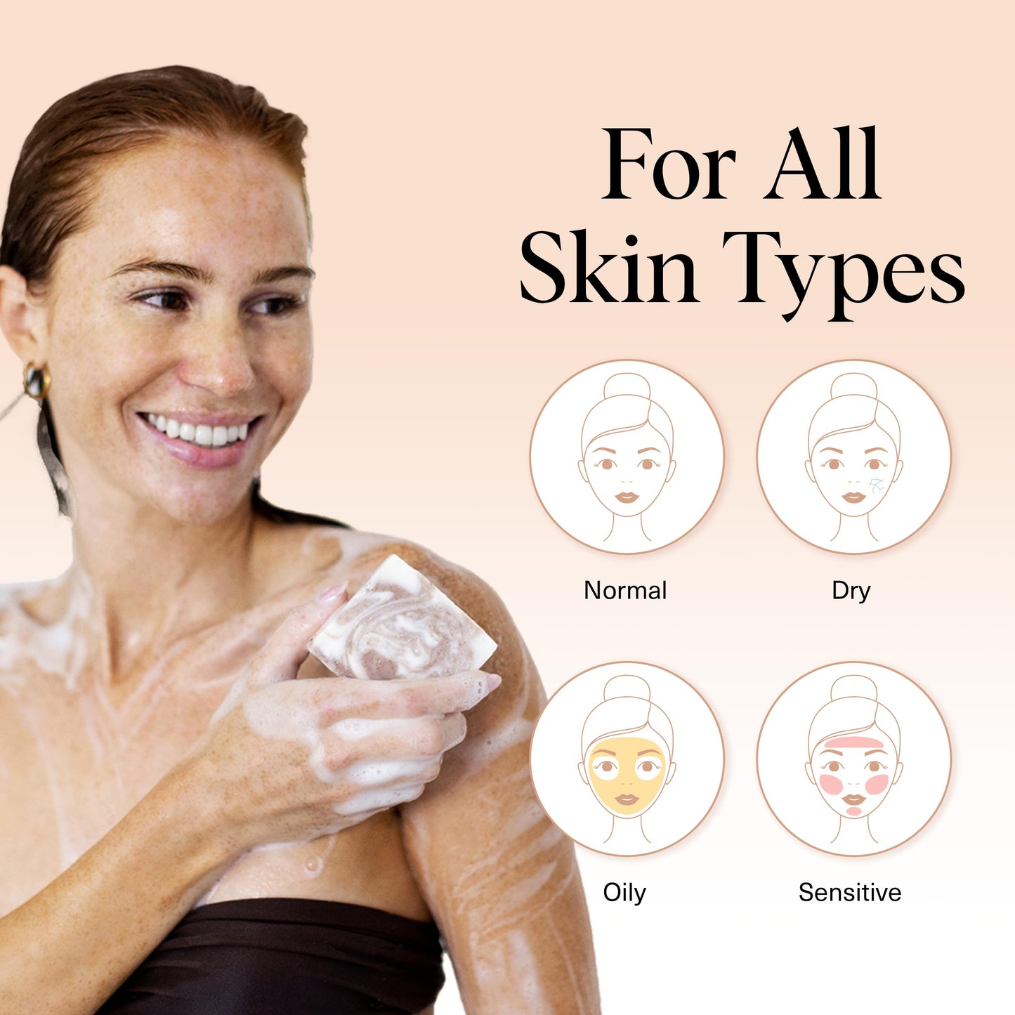 Kitsch Shea Butter Exfoliating Body Wash Bar – Moisturizing, Gentle Soap with Plant-Based Exfoliants, Hydrates & Softens Skin, 4 oz