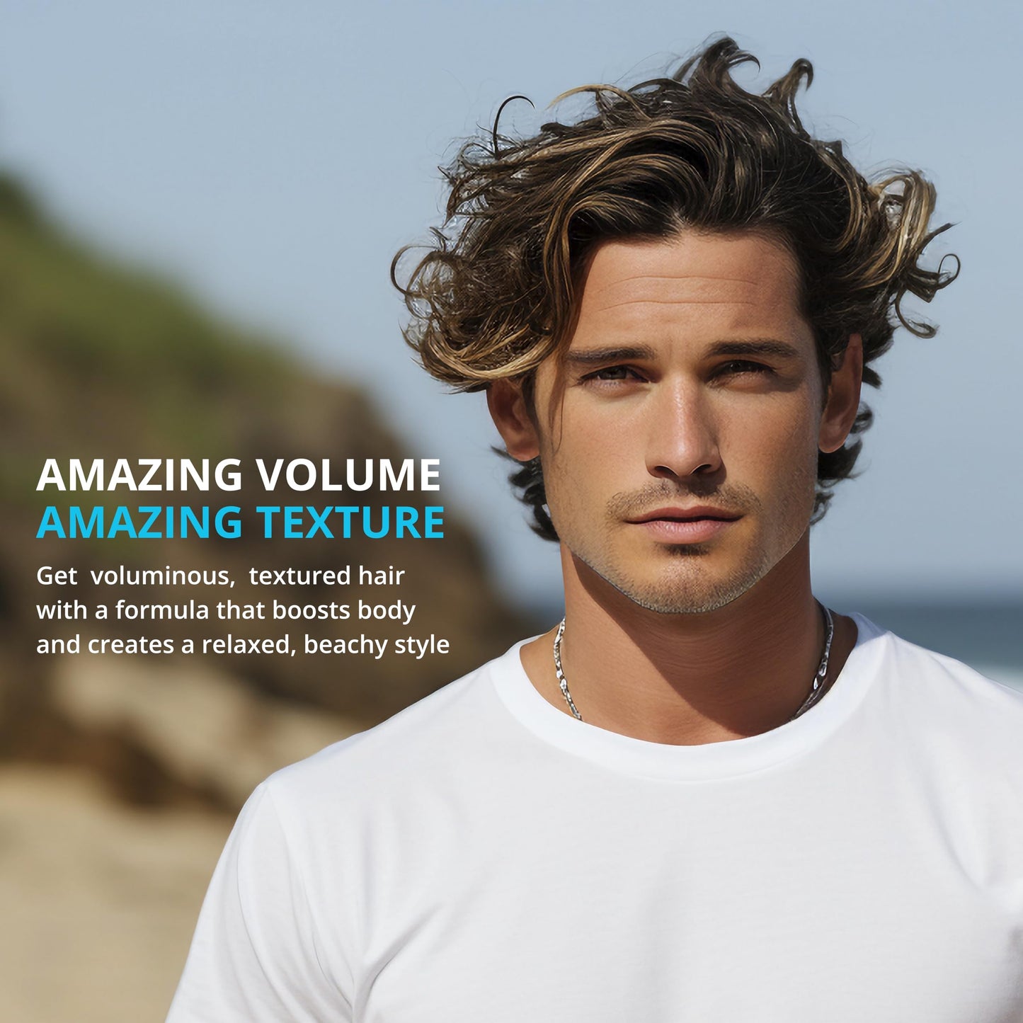 Sol Style Sea Salt Spray – Volumizing & Texturizing Hair Mist with Dead Sea Salt & Ginseng Root for Strong, Healthy Beach Waves, 8.5 oz