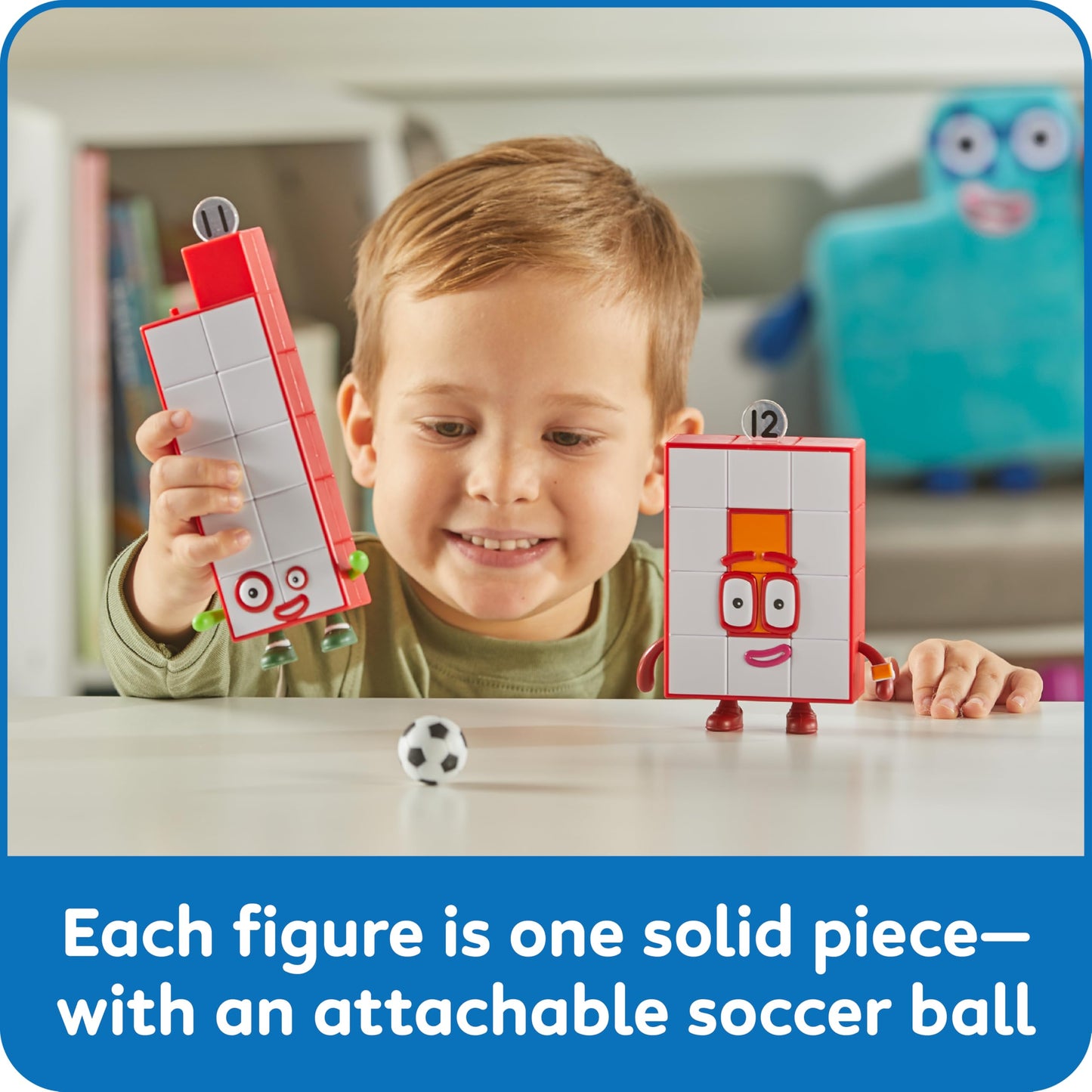 hand2mind Numberblocks Friends Eleven & Twelve Figures, Math & Number Toys for Toddlers 3-5, Preschool Learning, Educational Figurines