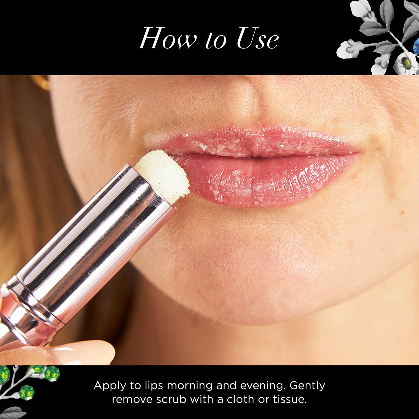 butter LONDON Lippy Lip Scrub Stick, Sugar Buttercream – Natural Sugar Exfoliator, Nourishes, Hydrates & Brightens Dry Lips