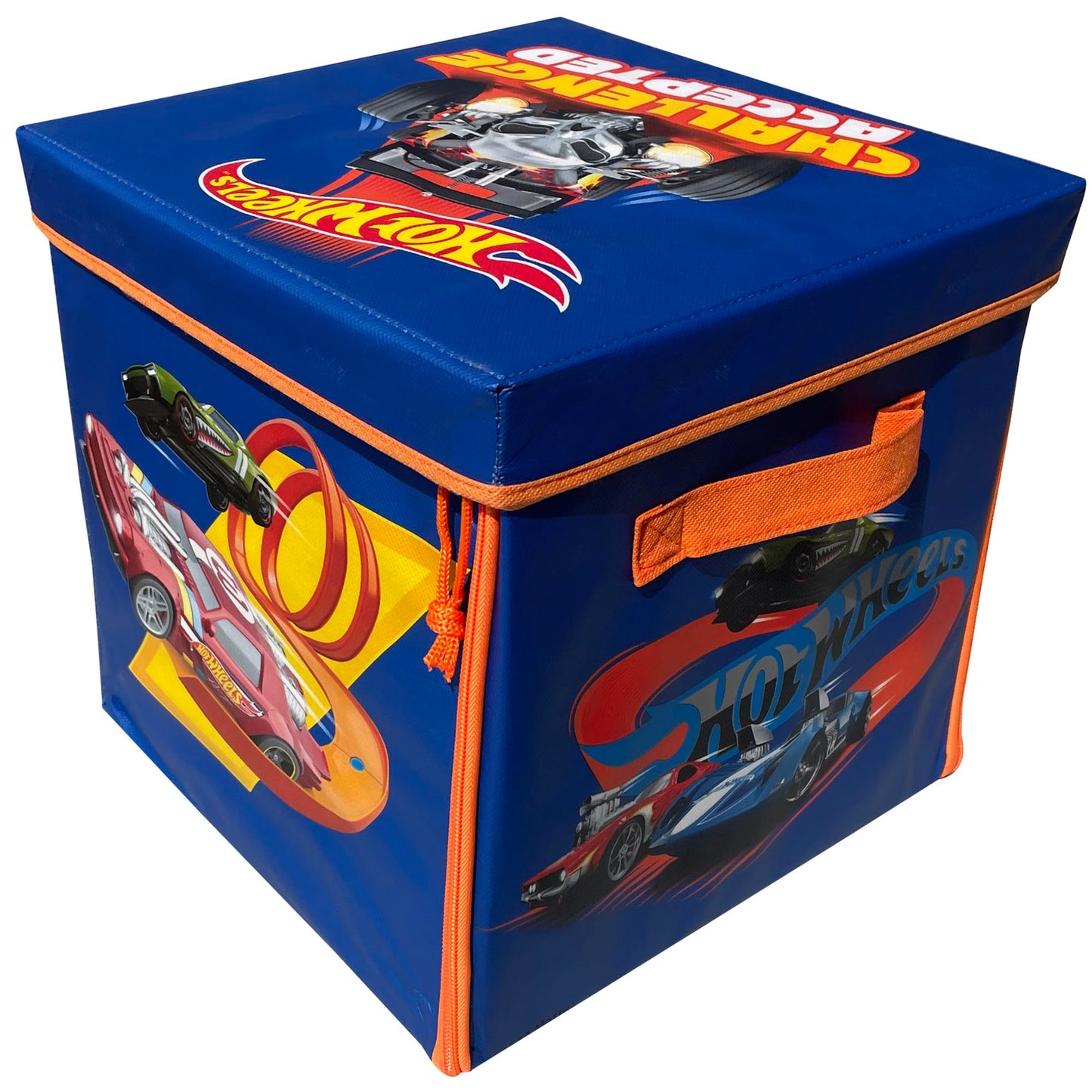 Tara Toy ZipBin 300 Car Storage Cube & Playmat - Holds 300 Cars, Durable Toy Organizer for Kids Age 3+, Playmat and Storage Solution