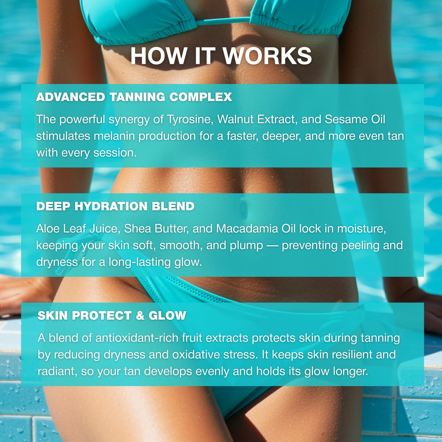 Onyx Strongest Dark Tanning Accelerator Lotion – Indoor & Outdoor Tan Enhancer, Boosts Melanin, No Streaks or Stains, Hydrating Tropical Scent, No SPF