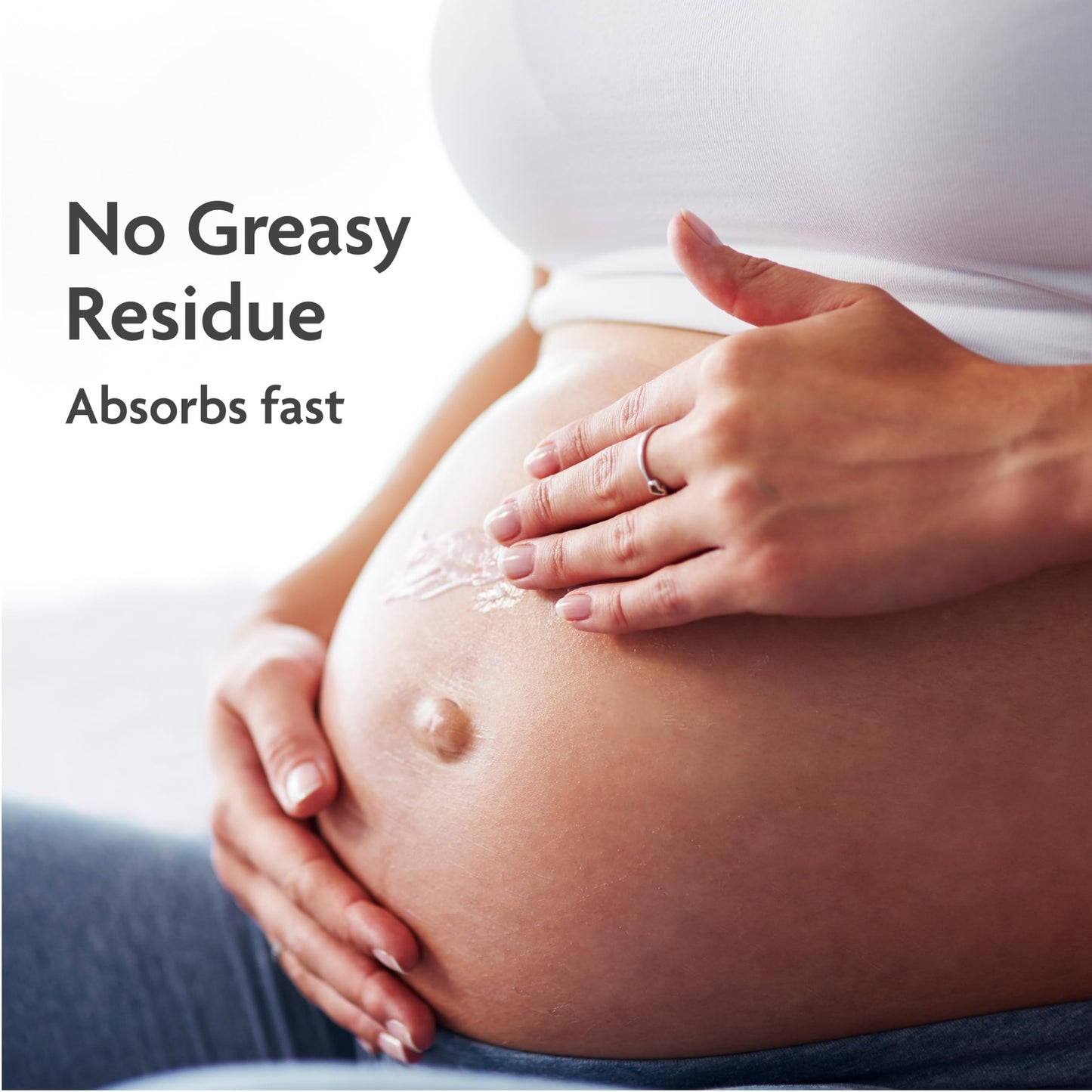 TriLASTIN Stretch Mark Cream for Pregnancy, 4 fl oz – Citrus Scent, Pregnancy Belly & Stretch Mark Prevention, Paraben-Free