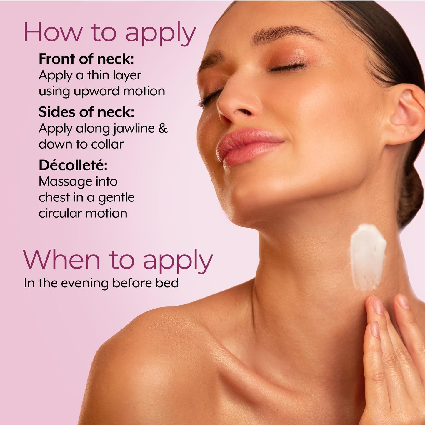 DEKLIDERM Neck Firming Cream – Anti Aging Retinol Cream Visibly Reduces Neck Wrinkles and Sagging – Neck Cream for loss of Firmness