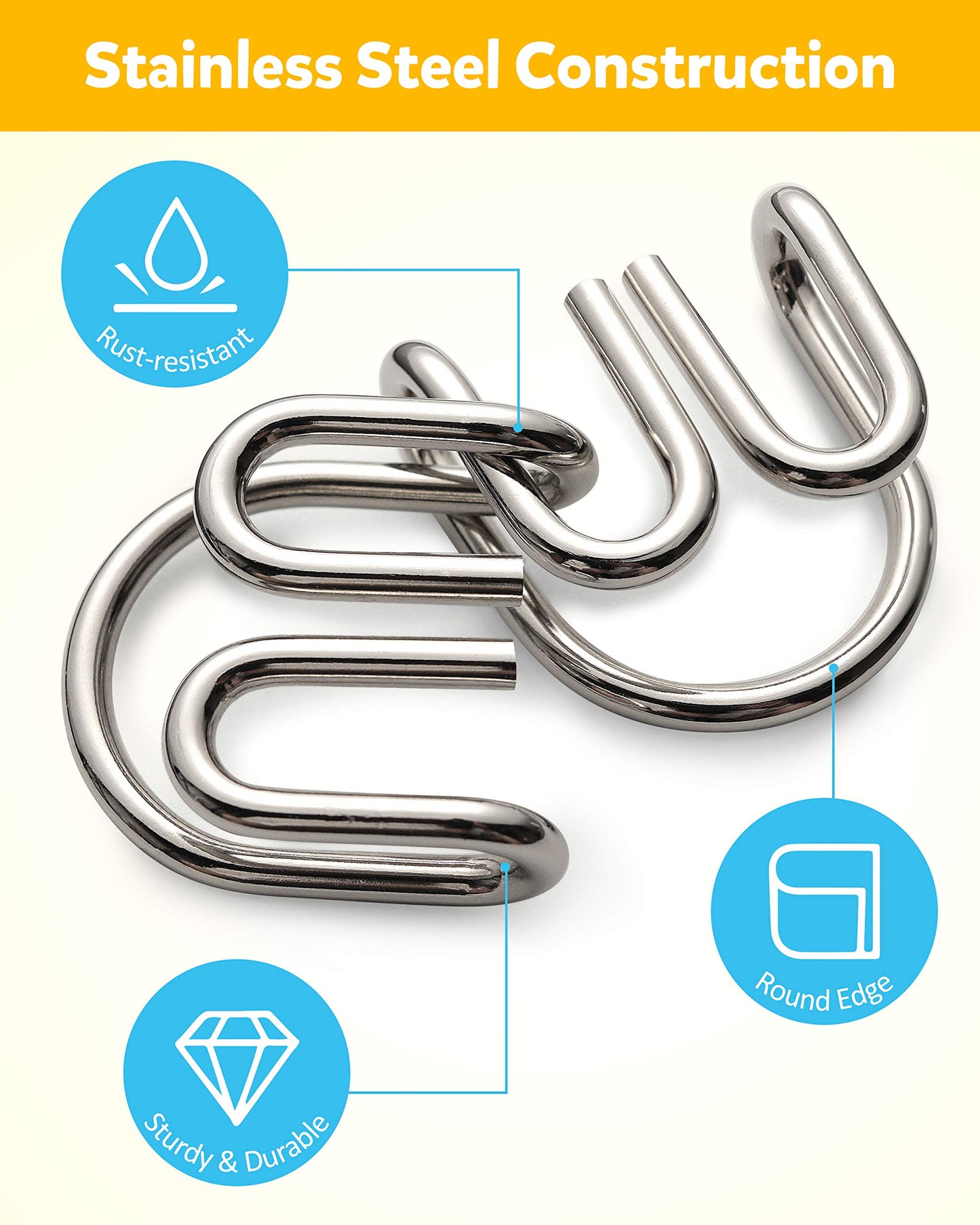 Coogam 16-Piece Metal Wire Puzzle Set with Pouch – Brain Teaser, IQ Challenge, Interlock & Chinese Ring Magic Trick Toy for Kids & Adults
