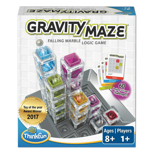 ThinkFun Gravity Maze Marble Logic Game - STEM Puzzle for Kids 8-12, Brain-Boosting Fun, Educational Gift, Critical Thinking & Problem Solving