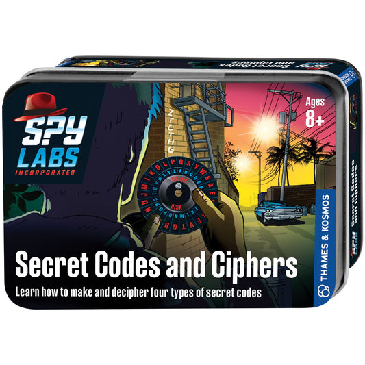 Thames & Kosmos Spy Labs: Secret Codes & Ciphers Kit – Learn to Create & Exchange Coded Messages | Detective Gear for Young Investigators