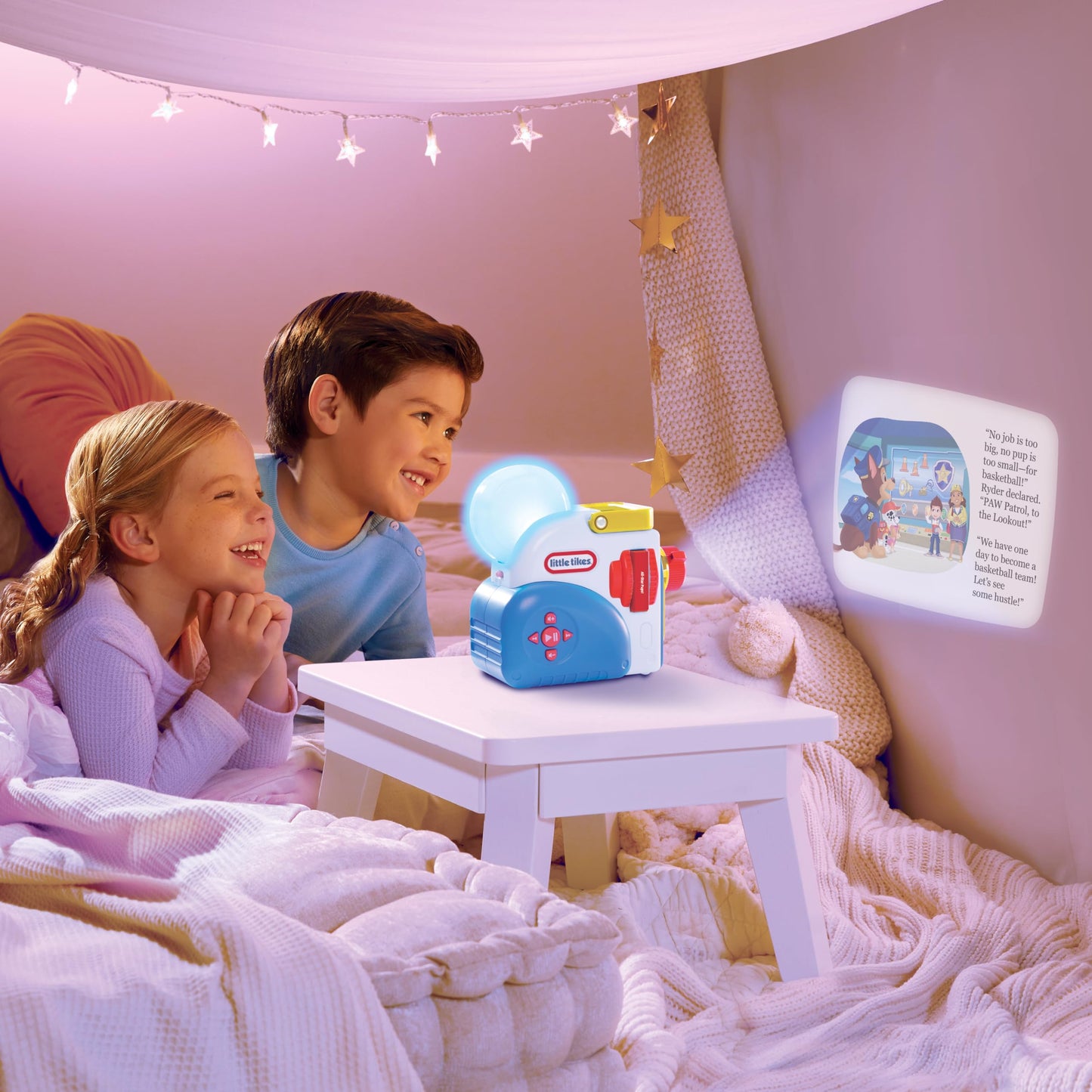 Little Tikes Story Dream Machine PAW Patrol Hero Collection – Storytime Projector with Books & Audio Characters, Toy Gift for Kids Ages 3+