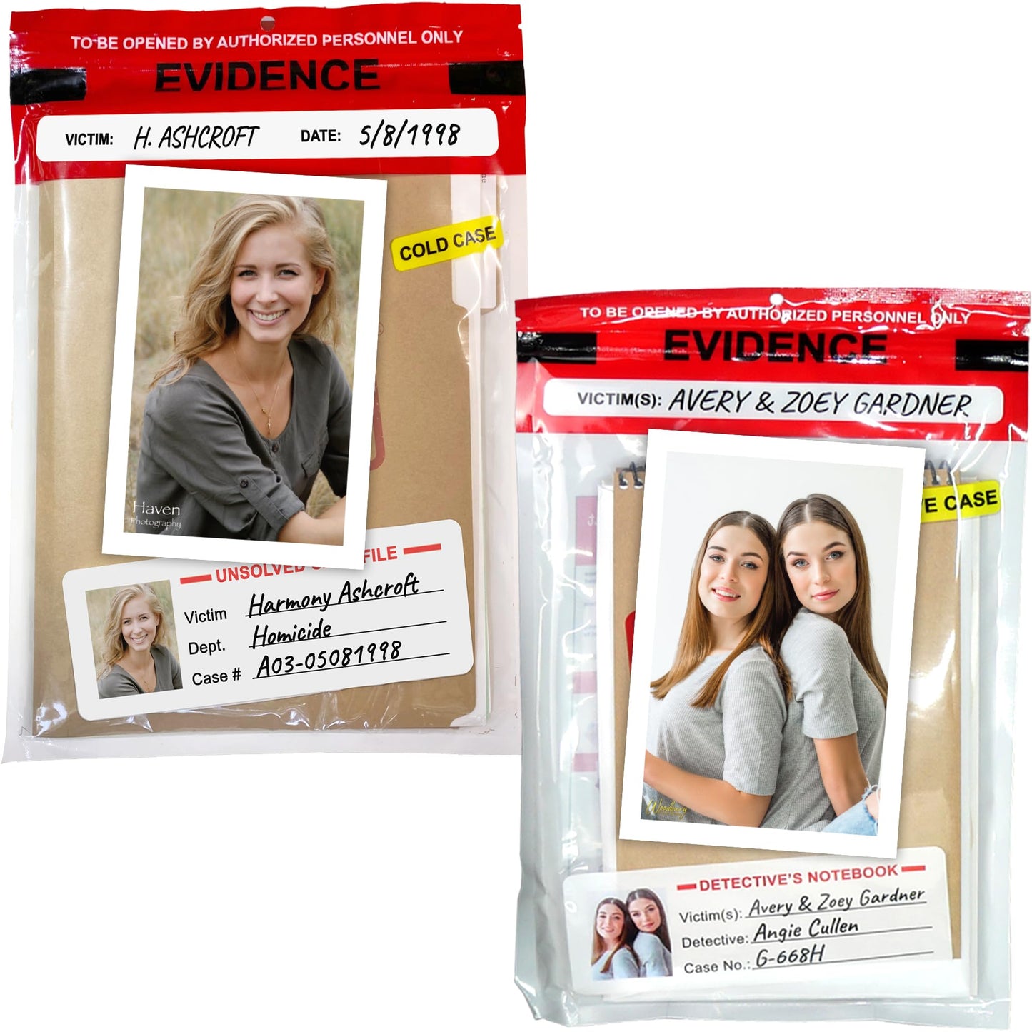 Unsolved Case Files - 2 Case Bundle – Harmony Ashcroft and Avery Gardner Cases