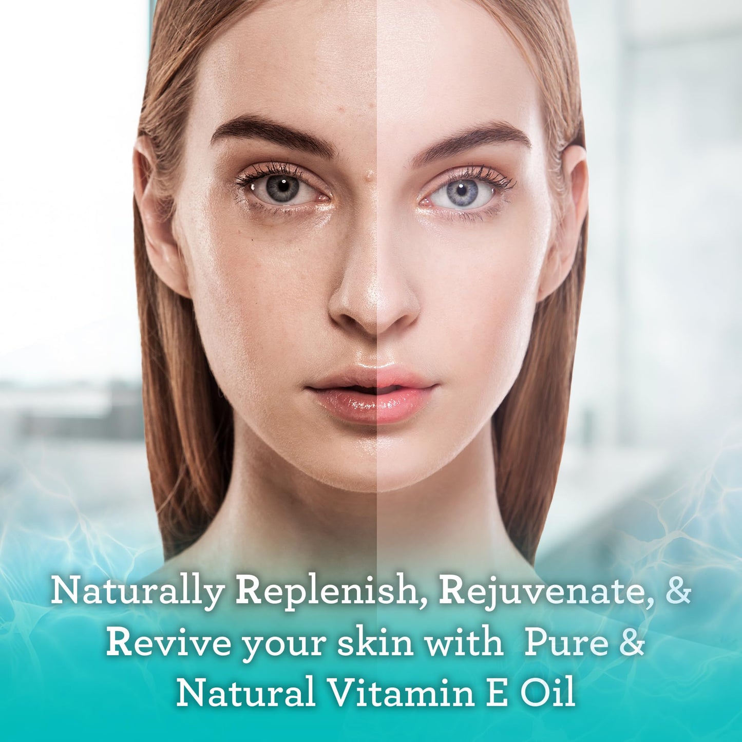 GuruNanda Vitamin E Oil 2 fl oz – 15,000 IU, Pure & Natural with Coconut Oil for Skin, Hair, Nails & Scars, Non-GMO & Vegan