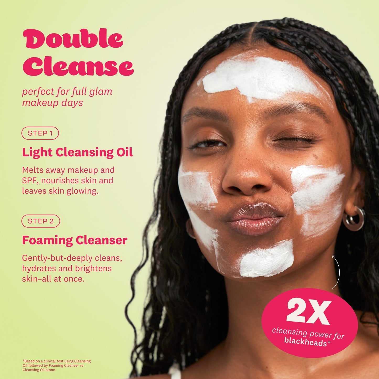 The Face Shop Rice Water Bright Cleansing Duo Set – Gentle Face Wash & Pore Control Cleansing Oil, Hydrating, Moisturizing, Vegan, Korean Skincare