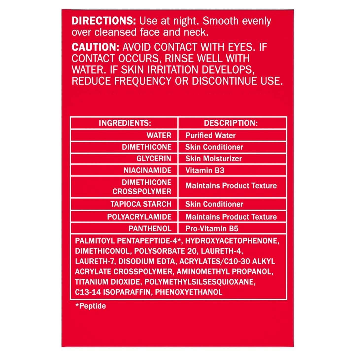 Olay Anti-Aging Night Face Cream for Women – Fragrance-Free, Hydrating, Smooths Texture, Reduces Wrinkles & Fine Lines, 1.7 oz