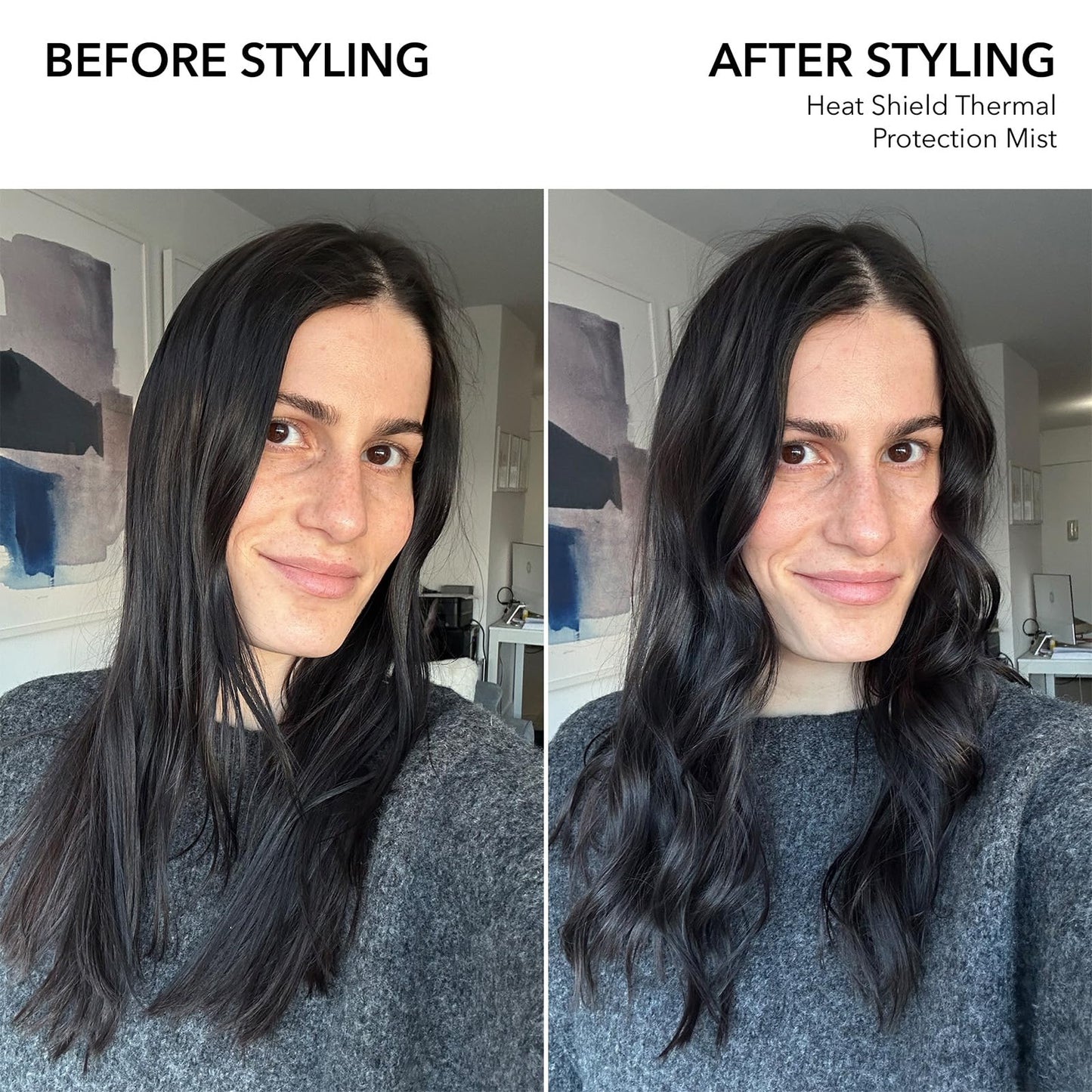 Bumble and bumble Heat Shield Thermal Protection Mist | Frizz Control & Damage Repair | Heat Protectant Spray for All Hair Types, Travel Size 2 Fl Oz