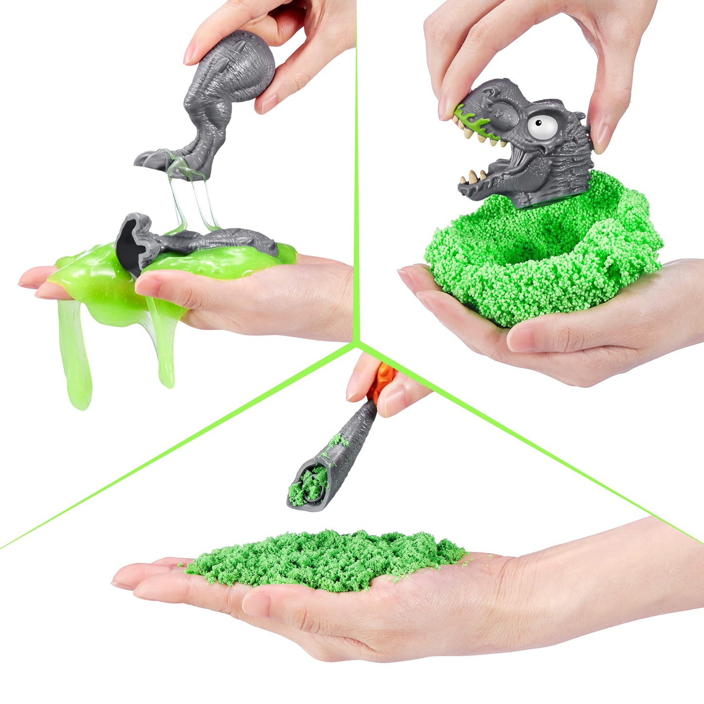 Smashers Mega Jurassic Light Up Dino Egg T-Rex by ZURU – Collectible Egg with 25+ Surprises, Volcano Slime, Fossil & Dinosaur Toys