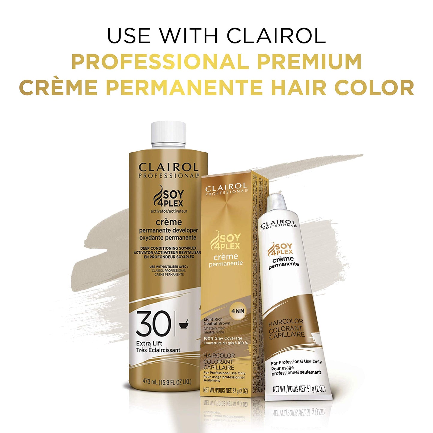 Clairol Professional Crème Permanente 10 volume Hair Developer, 16 oz. - Packaging May Vary