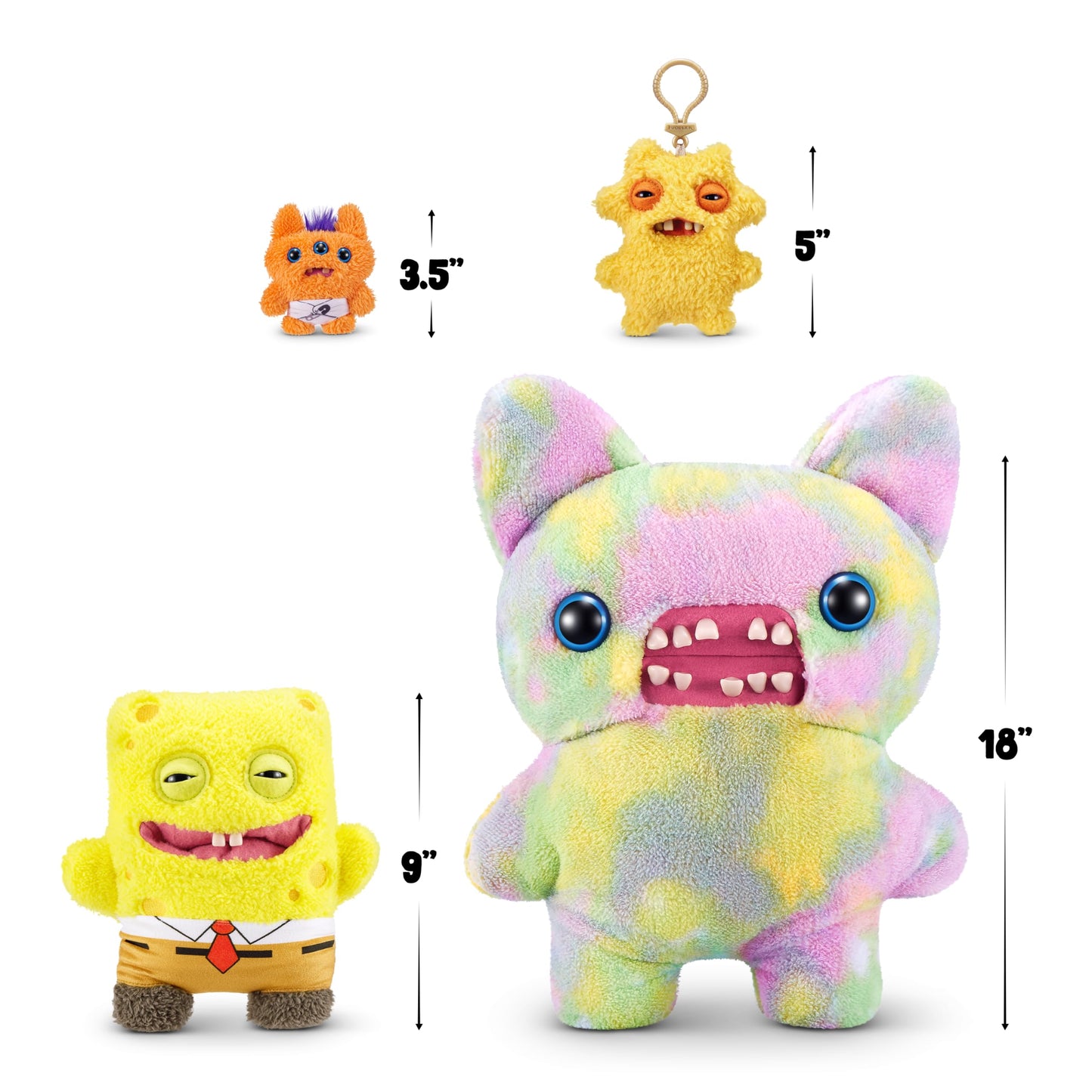 Fuggler Spongebob Squarepants 9" Plush - Spongebob