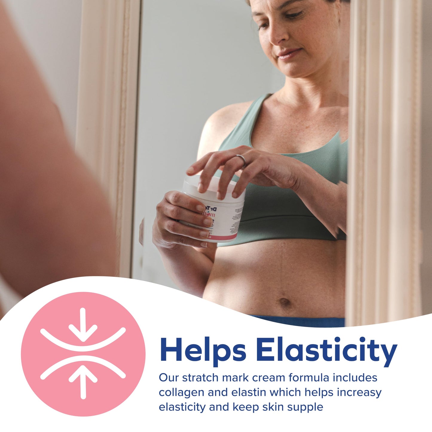 Dr. Talbot's Mom Stretch Mark Cream - Made With Cocoa and Shea Butter - Postpartum Care for Moms - 8 oz