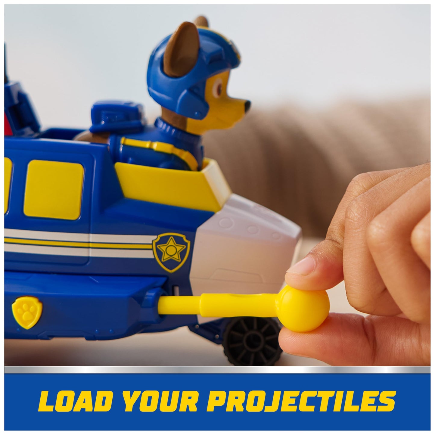 PAW Patrol: Air Rescue Chase Action Figure & Hero Helicopter Toy with Projectile Launcher & 2 Projectiles, Kids Toys for Boys & Girls Ages 3+