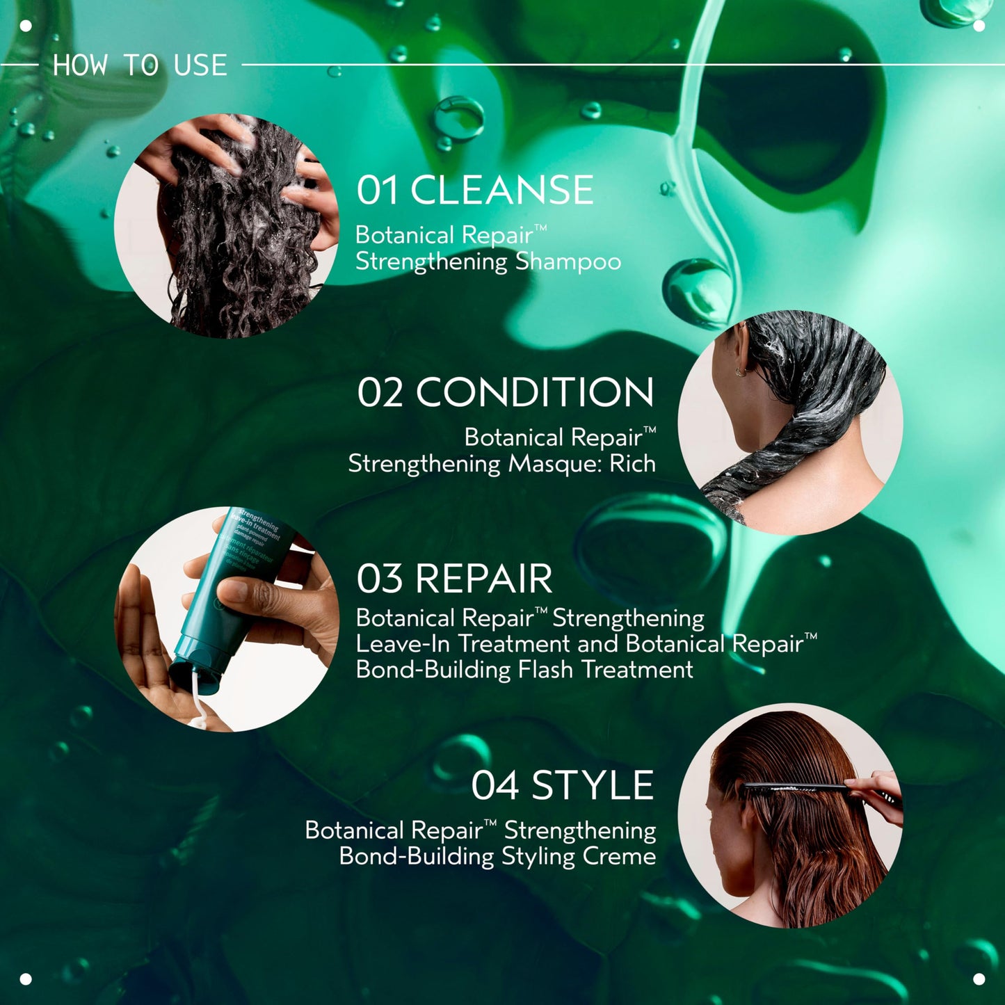 Aveda Botanical Repair Leave-In Treatment for Damaged Hair – Strengthens, Reduces Frizz & Breakage, Heat Protectant, 3.4 Fl Oz