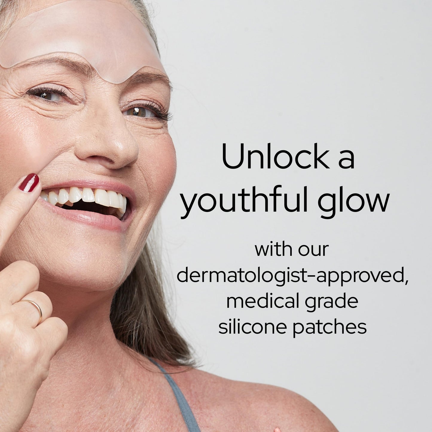 SiO Beauty BrowLift Silicone Patch – Wrinkle-Smoothing, Hydrating, Reusable Up to 10x, Cruelty-Free, Forehead Fine Line Treatment, 1 Patch