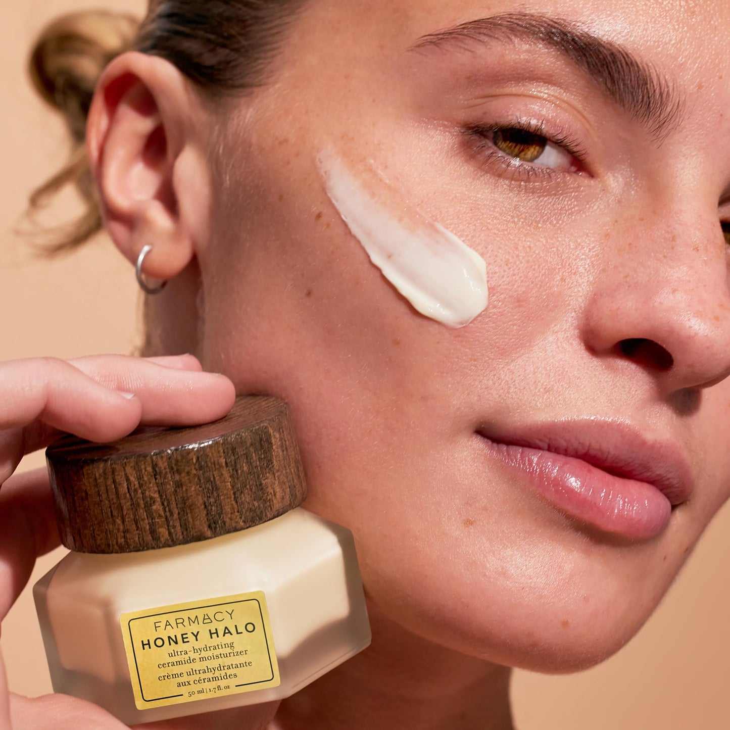 Farmacy Bestsellers Skincare Set – Green Clean Balm, Honey Halo Moisturizer, Wake Up Honey Eye Cream & Lip Smoothie – Travel Set for Glowing Skin