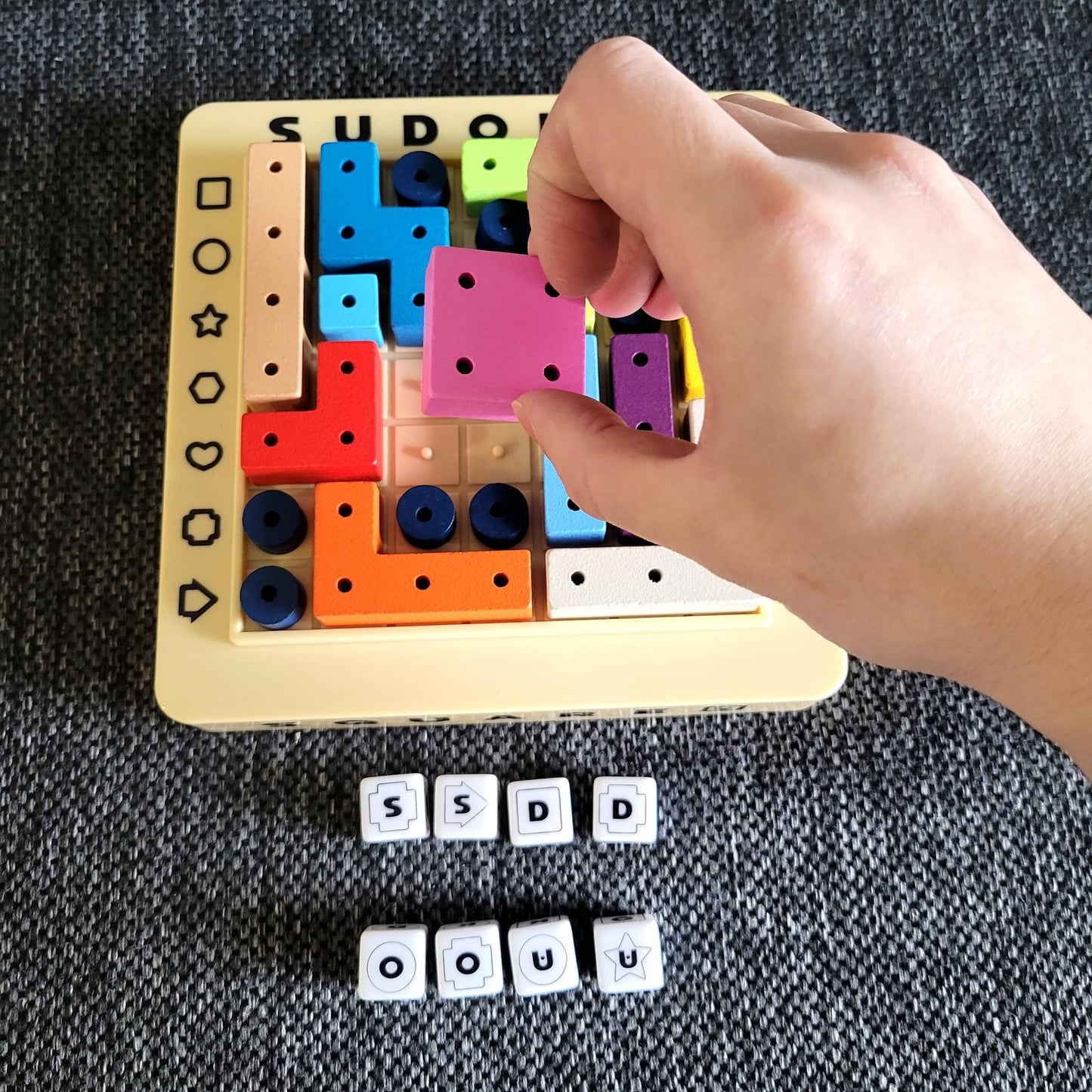 MUKIKIM Sudoku Square – STEM Puzzle Game with 248,832 Solutions, Dice Roll & Strategy Challenge, Race Opponents, Fun Brain Game for Kids & Adults