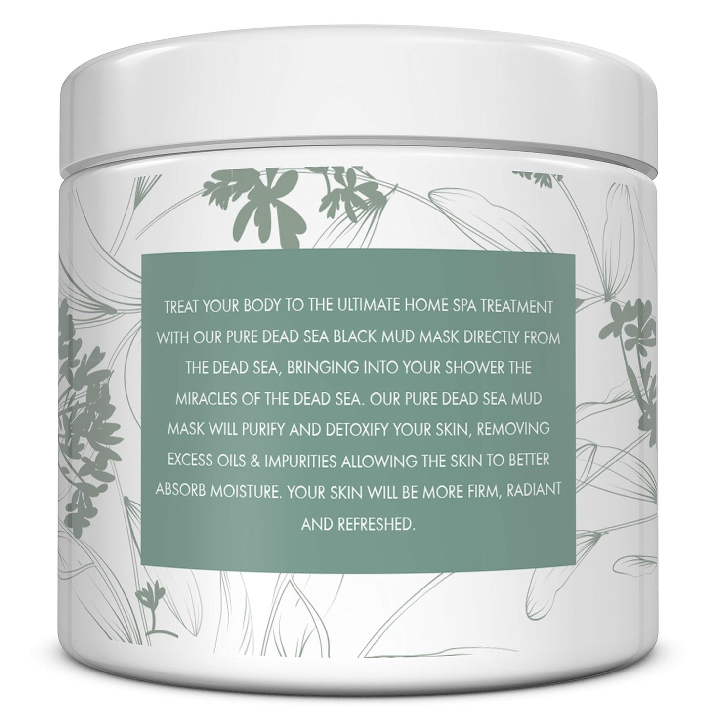 Esna Organics Dead Sea Black Mud Mask - 16oz